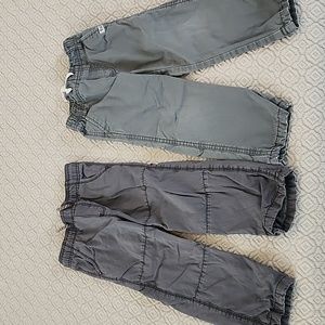 2 pairs 3t lined pants